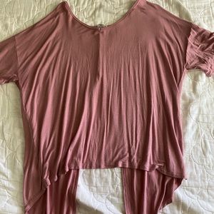 Open Back Workout Tee